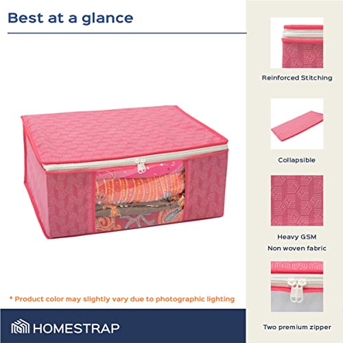 Printed Saree Cover | Clothes Storage Bag - Homestrap