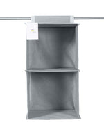 2 Shelf Hanging Organizer | Foldable Wardrobe | Closet Clothes Organizer - Homestrap