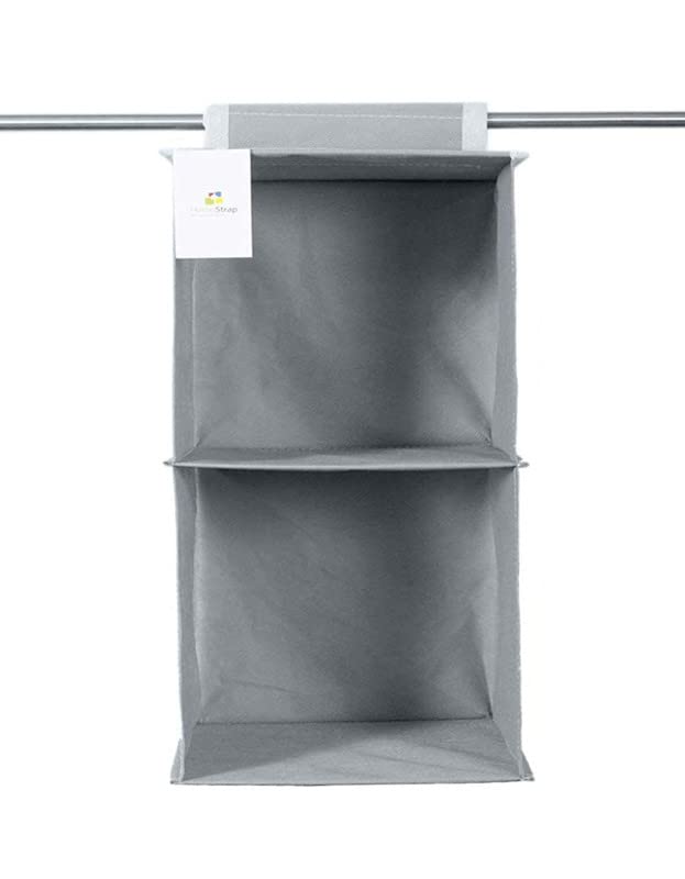 2 Shelf Hanging Organizer | Foldable Wardrobe | Closet Clothes Organizer - Homestrap