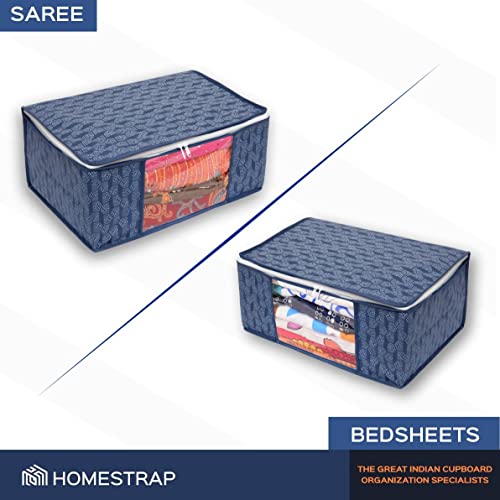 Printed Saree Cover | Clothes Storage Bag - Homestrap