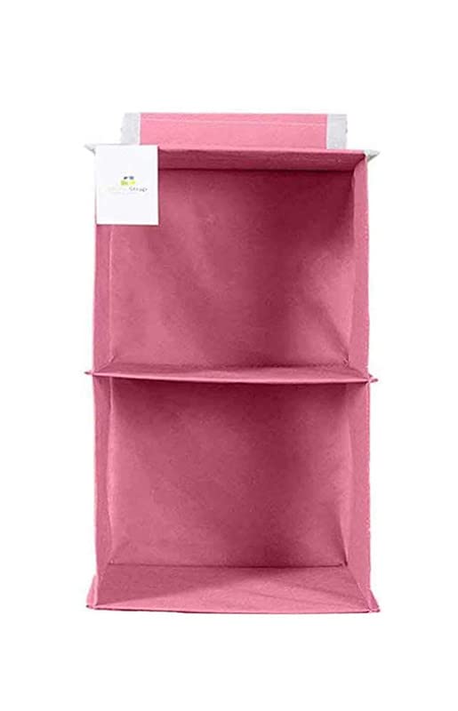 2 Shelf Hanging Organizer | Foldable Wardrobe | Closet Clothes Organizer