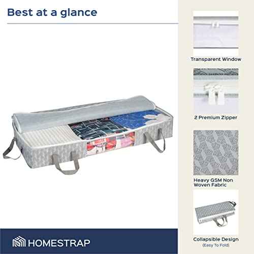 Underbed Organizer | Blanket, Pillow Storage Bag Set of 4
