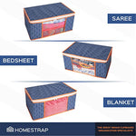 Printed Saree Cover | Clothes Storage Bag - Homestrap