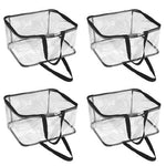 Transparent Clothes organizer with Handle and Zipper