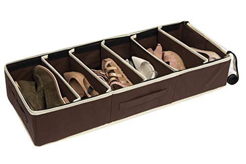 6 Section Footwear Underbed Organizer | Foldable