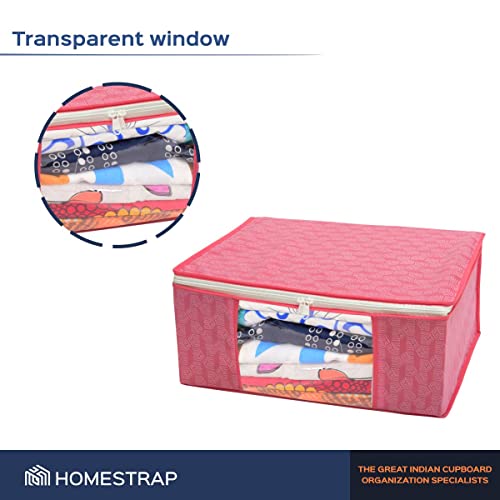 Printed Saree Cover | Clothes Storage Bag - Homestrap