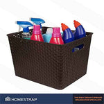Set Of 3, Plastic Storage Organizers | Baskets With Lid
