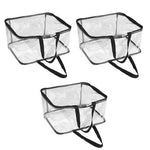 Transparent Clothes organizer with Handle and Zipper