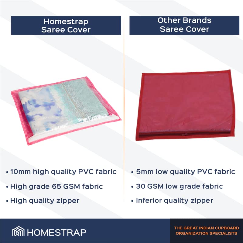 Single Saree Covers, Clothes Storage Bag - Homestrap