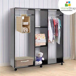2 Shelf Hanging Organizer | Foldable Wardrobe | Closet Clothes Organizer