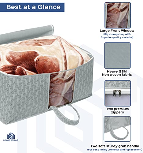 Underbed Organizer | Blanket, Pillow Storage Bag - Homestrap