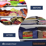 Printed Saree Cover | Clothes Storage Bag - Homestrap