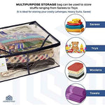 Transparent Plastic Saree Cover for Neat Storage