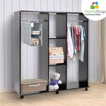 2 Shelf Hanging Organizer | Foldable Wardrobe | Closet Clothes Organizer