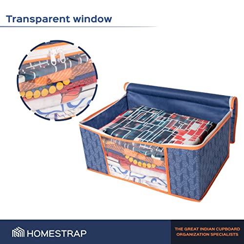 Printed Saree Cover | Clothes Storage Bag - Homestrap