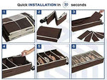 6 Section Footwear Underbed Organizer | Foldable