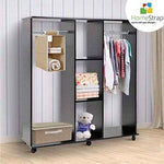 2 Shelf Hanging Organizer | Foldable Wardrobe | Closet Clothes Organizer