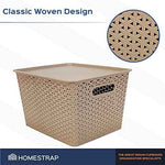 Set Of 3, Plastic Storage Organizers | Baskets With Lid
