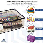 Transparent Plastic Saree Cover for Neat Storage