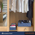 Set of 4 Drawer Organizer for Undergarments, Socks, Scarfs & Tie