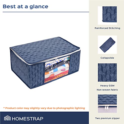 Printed Saree Cover | Clothes Storage Bag - Homestrap