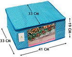 3 layer Cotton Quilted Saree Cover | Clothes Organizer