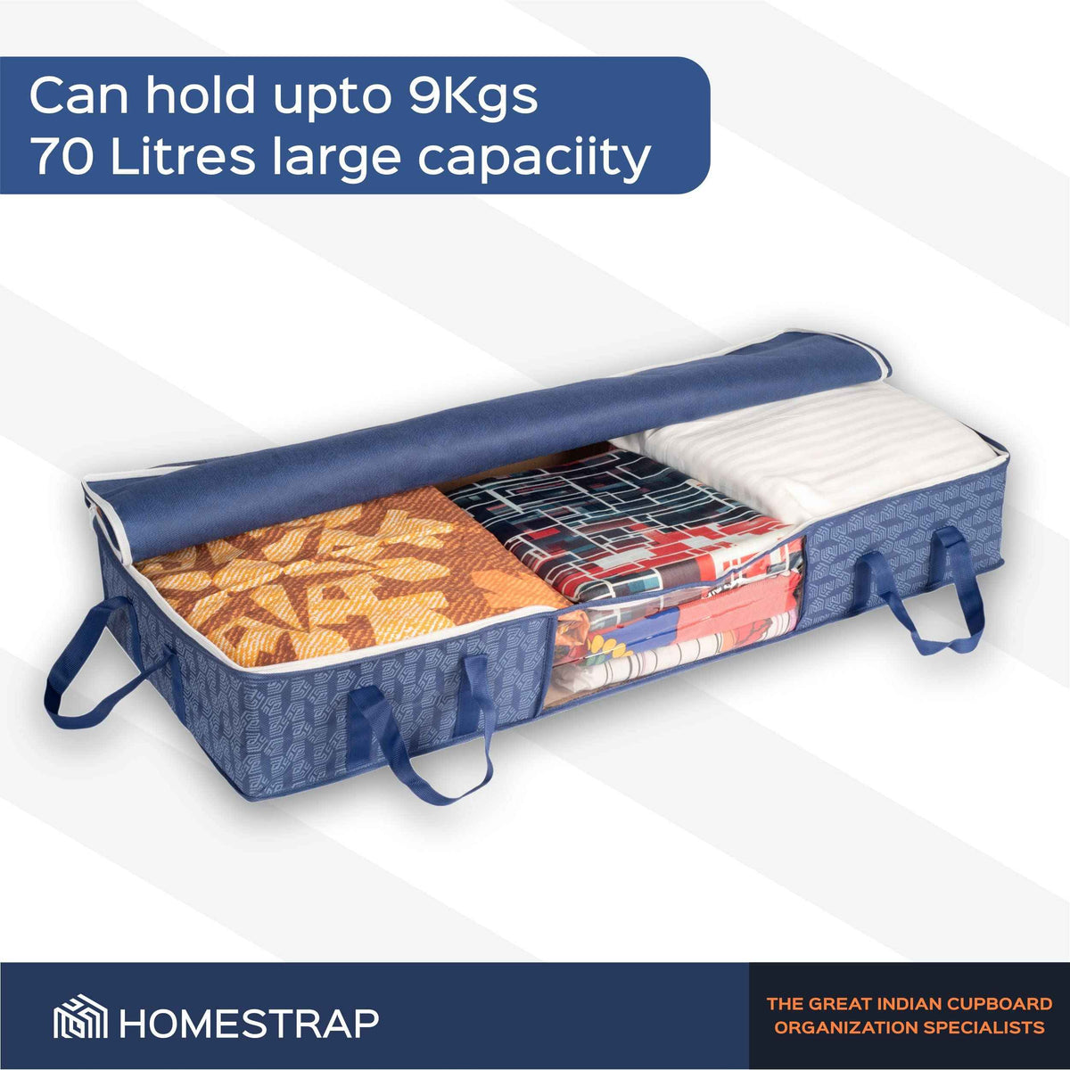 Underbed Organizer | Blanket, Pillow Storage Bag Set of 4
