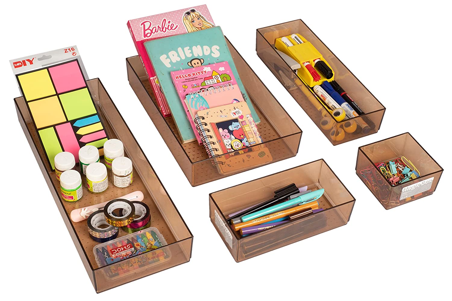 Drawer Diva | Set of 5 Drawer Organizer