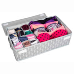 Undergarment Organizer with Lid Closure