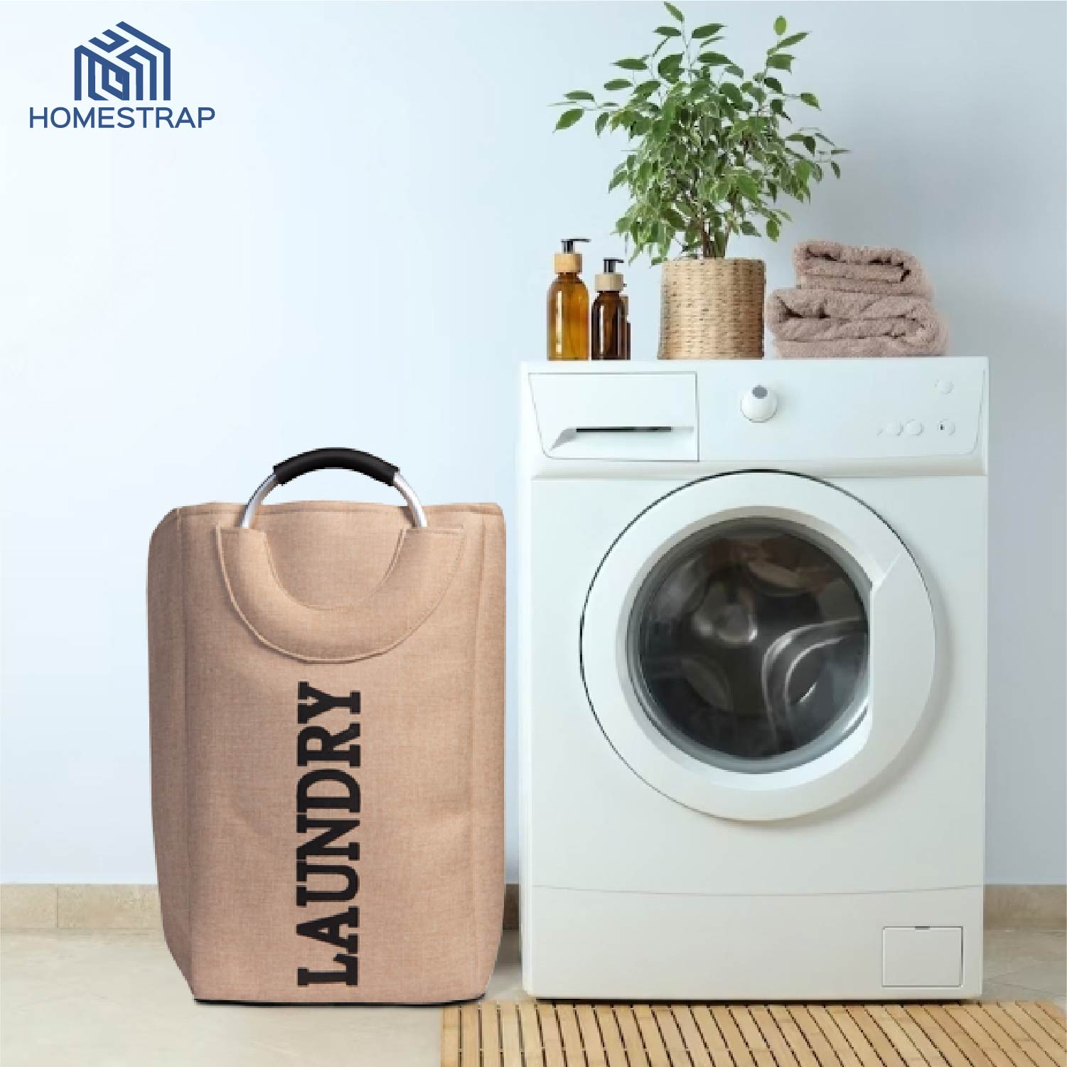 Hamper Helper | Foldable Laundry Bag with Handle