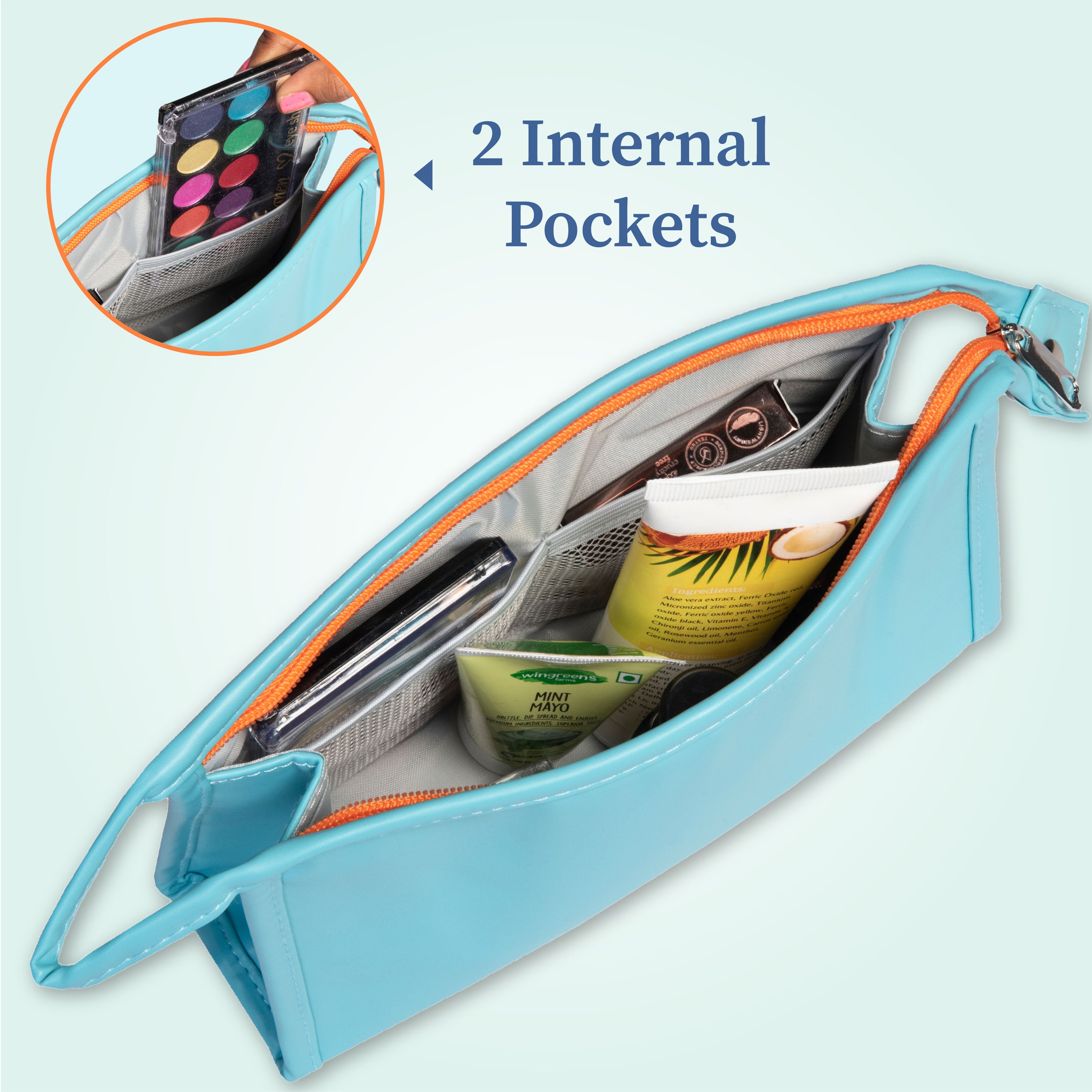 Carry All Case | Cosmetic or Makeup Organizer | Toiletry Bag | Medium
