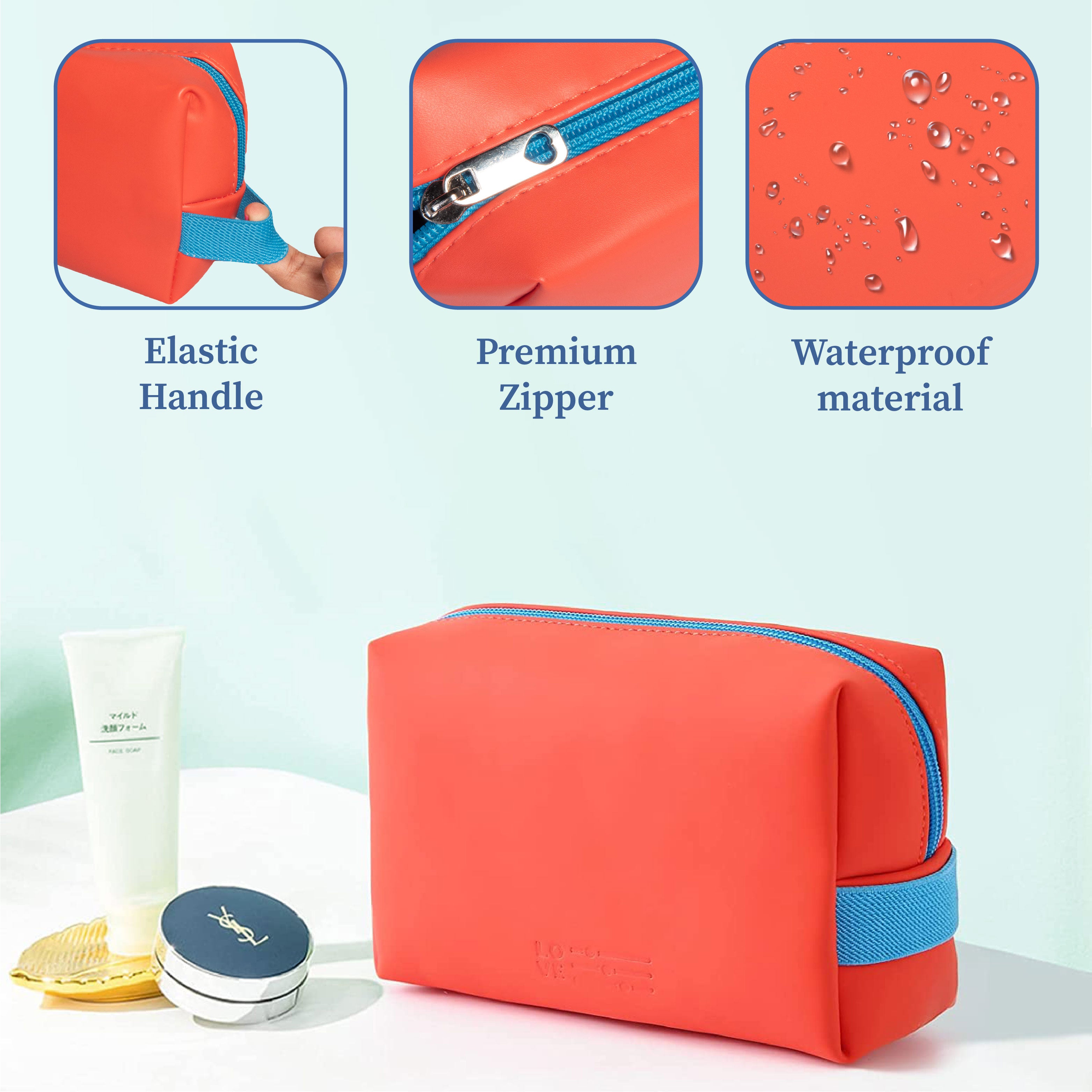 Carry All Case | Cosmetic or Makeup Organizer | Toiletry Bag | Small