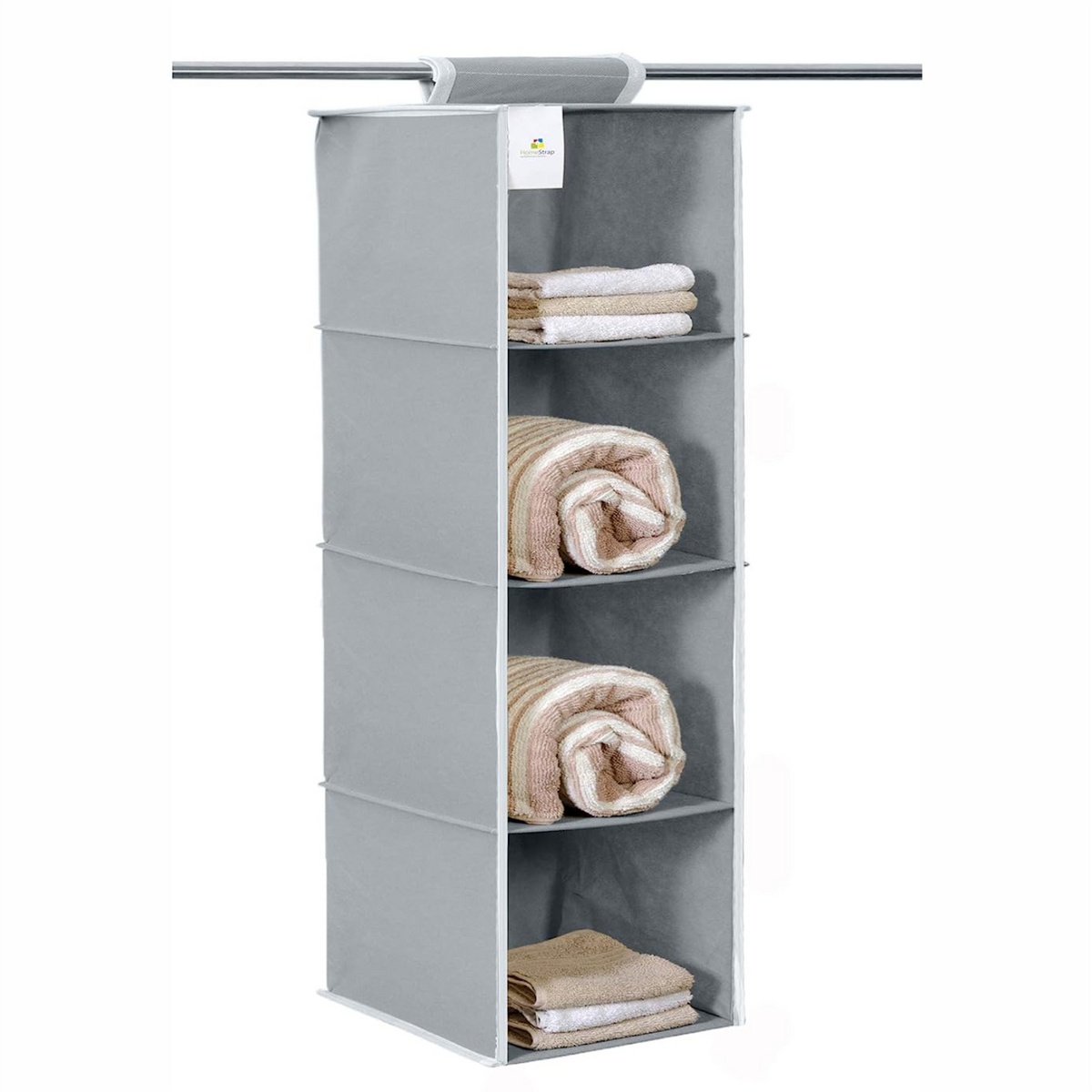 4 Shelf Hanging Organizer | Foldable Wardrobe\Closet Clothes Organizer - Homestrap