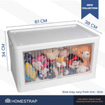 Rollin Stacker / Foldable Storage Box with Wheels (Large)