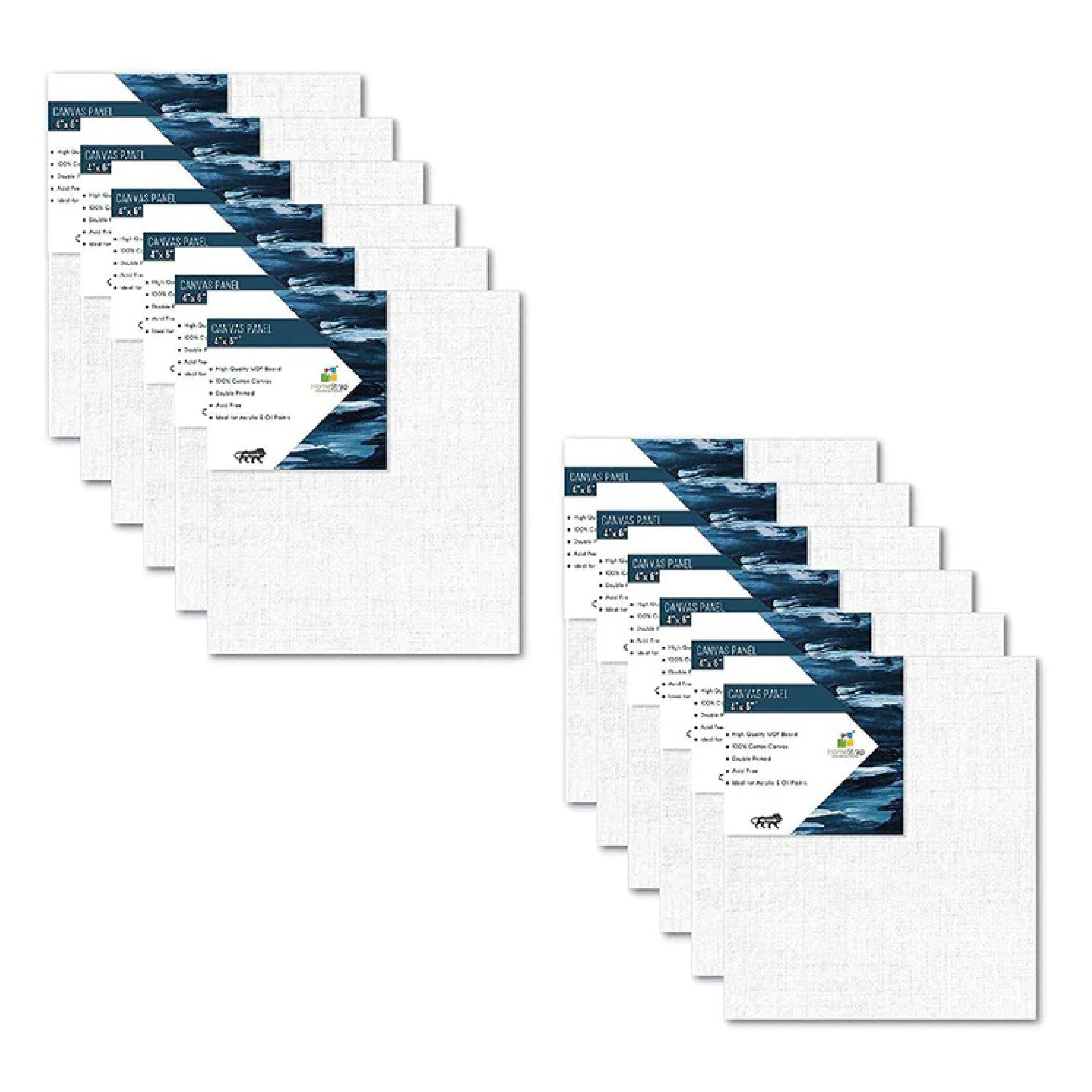4X6Inch Canvas Board (Pack of 12)