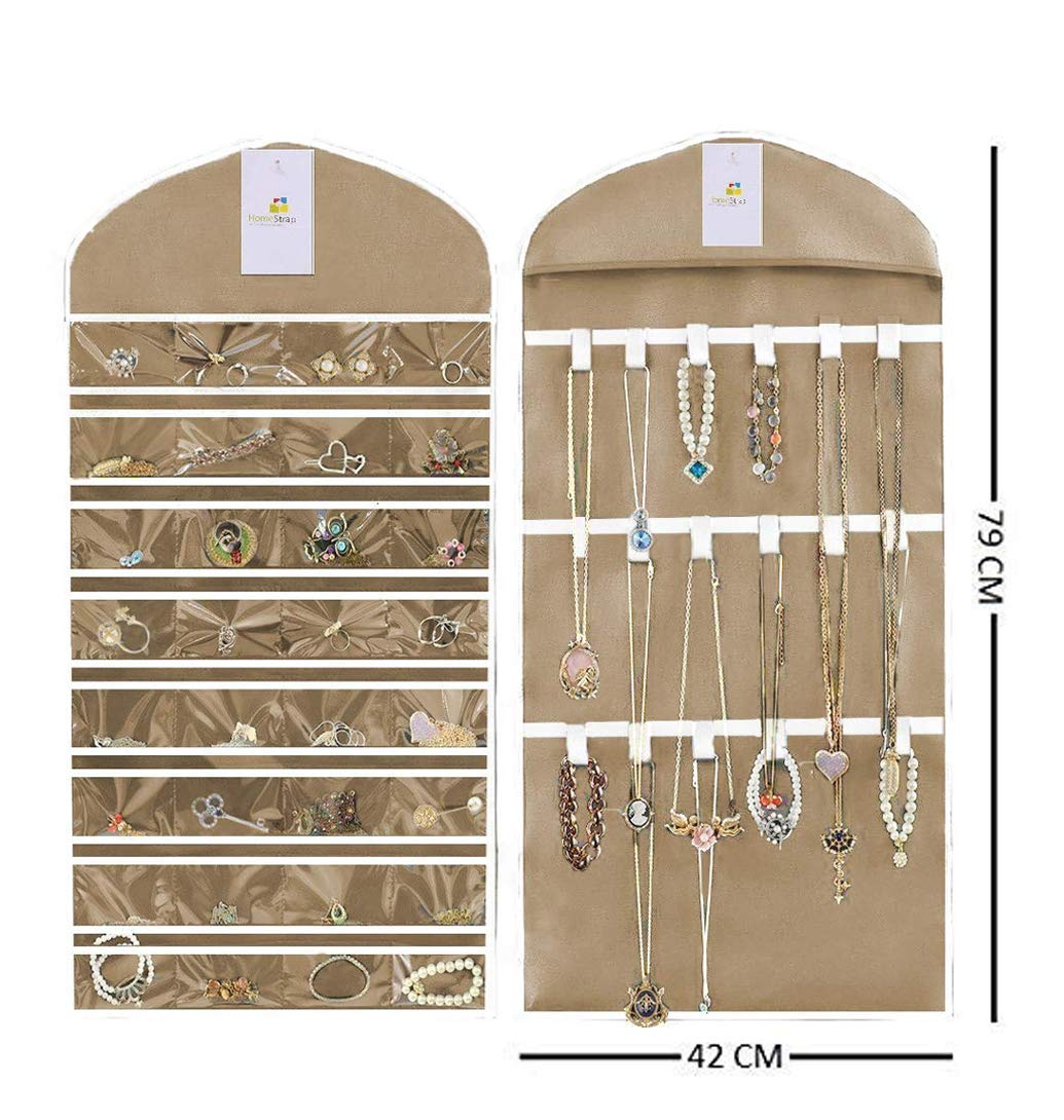 Double Sided Hanging Jewellery Organizer | Pack of 2