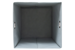 Laundry Basket with Lid Closure | Foldable | Grey - Homestrap