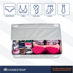 Undergarment Organizer with Lid Closure - Homestrap