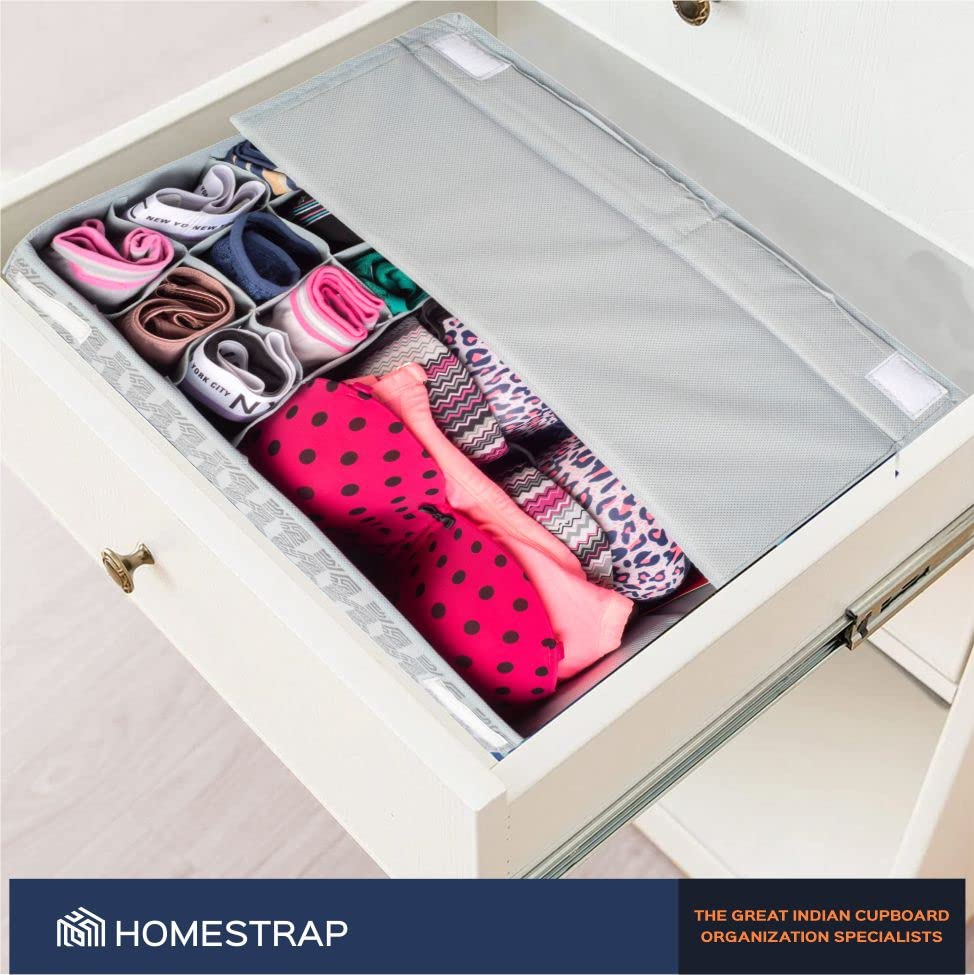 Undergarment Organizer with Lid Closure - Homestrap
