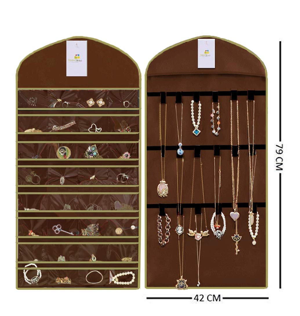 Double Sided Hanging Jewellery Organizer | Pack of 2