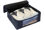 Parachute Quilted Saree Cover | Wardrobe Clothes Organizer - Homestrap
