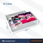 Undergarment Organizer with Lid Closure - Homestrap