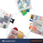 Fridge Vegetable Storage Bag | Drawstring Closure | White - Homestrap