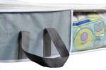 14 Inch Underbed Organizer | Blanket, Pillow Storage Bag Set of 2 - Homestrap